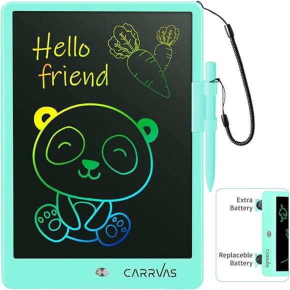 LCD Writing Tablet 10 Inch Colorful Drawing Pad for Kids Erasable Reusable - Picture 7 of 7